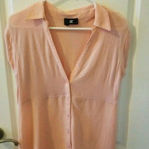Size Large Sheer Peach Top